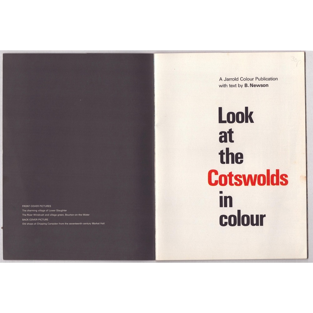 Look at the Cotswolds in Colour Jarrold Publication B Newson Vintage Booklet - Picture 3 of 3